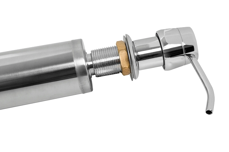 Vestavěný NEREZ dávkovač mýdla či saponátu pro dřezy a umyvadla 250 ml