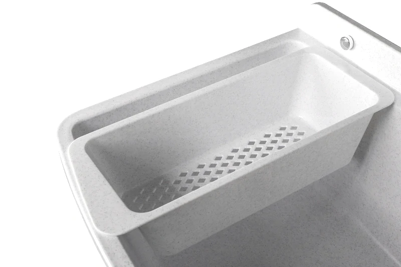 BÍLÝ odkapávací košík pro technický dřez XXL