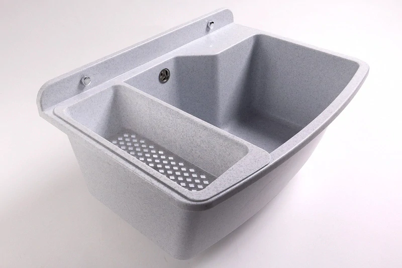 BÍLÝ odkapávací košík pro technický dřez XXL