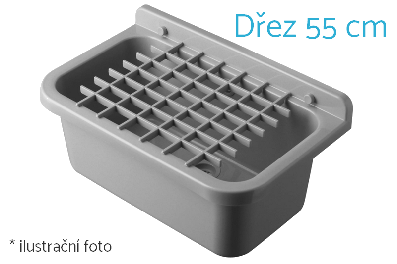 Univerzální mřížka ŠEDÁ pro technické dřezy a výlevky z polypropylenu