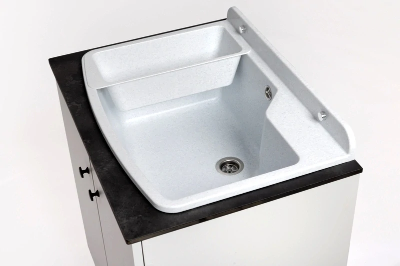 BÍLÝ odkapávací košík pro technický dřez XXL